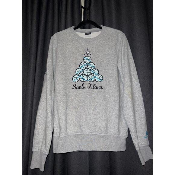 Ugly Christmas Sweater Xmas Sweatshirt Crewneck Size Medium New Balance - Picture 1 of 3